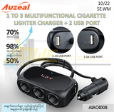 Cigarette Lighter Charger with 2 USB Port (AIAOI008)