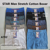 STAR Men Stretch Cotton Boxer (AWMUBX002)
