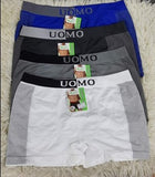 UOMO Men Stretch Cotton Boxer (AWMUBX005)