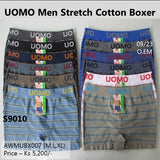 UOMO Men Stretch Cotton Boxer (AWMUBX007)
