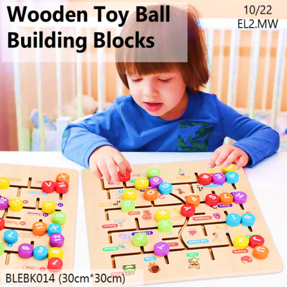 Wooden Toy Ball Building Block (BLEBK014)