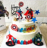 4pcs Marvel Heros Cake Decoration (HKUCD066)