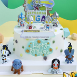 6pcs Ultra-Man Monster Cake Decoration (HKUCD070)