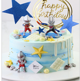 4 pcs Ultra-Man Cake Decoration (HKUCD074)