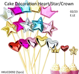 Heart/Star/Crown Cake Decoration (HKUCD092)