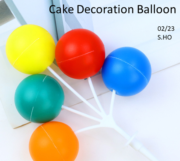 2 pcs Balloon Cake Decoration (HKUCD129)