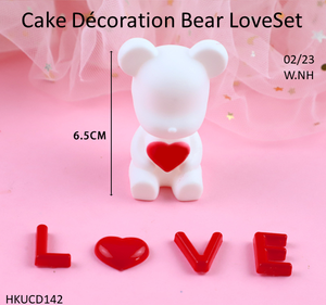 Cake Decoration (LOVE & Bear) (HKUCD142)