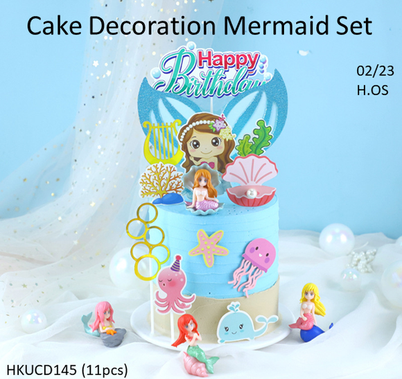 Cake Decoration Mermaid Set (HKUCD145)