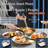 Stainless Steel Plate (Moon, Peach, Apple) (HKUPL026-28)