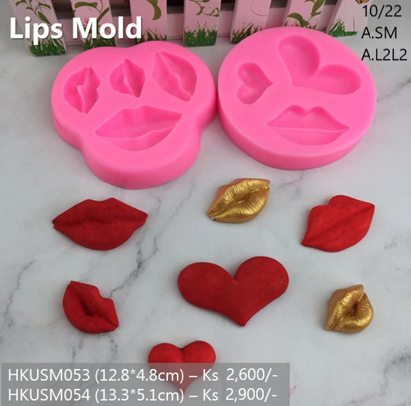 Lips Silicon Mold (HKUSM053/54)