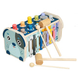 HAMSTER POUNDING BENCH WITH XYLOPHONE AND NUMBER LADDER_BTGWT003